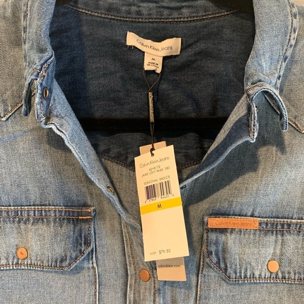 Calvin Klein Jean Long-sleeve Basic Top - Picture 4 of 7